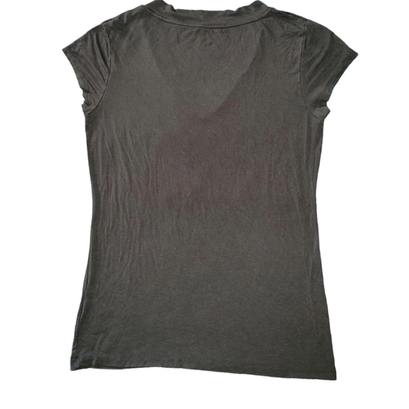 Merona Deep Teal V-Neck Rayon Blend Top Size Large - Picture 3 of 9